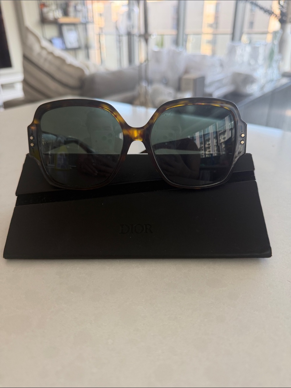 Dior Women's Tortoiseshell Sunglasses